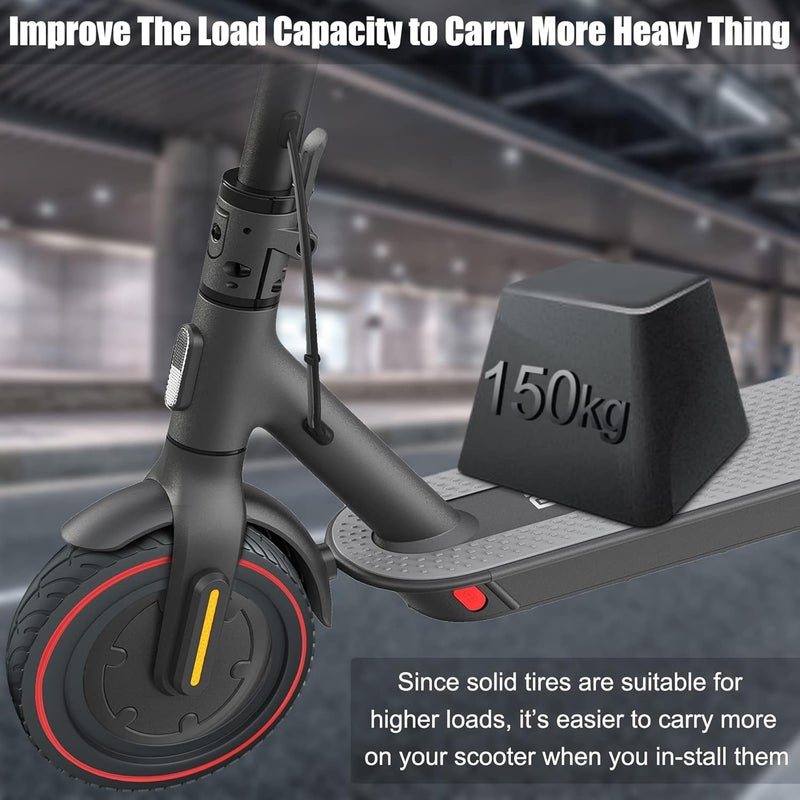 Cooryda Solid Tire for Xiaomi m365 Electric Scooter Mijia Mi m365 pro/gotrax gxl V2/gotrax XR, 8.5 inches Electric Scooter Wheels 8 1/2'' Front or Rear Replacement Honeycomb Solid Tires - Image 3